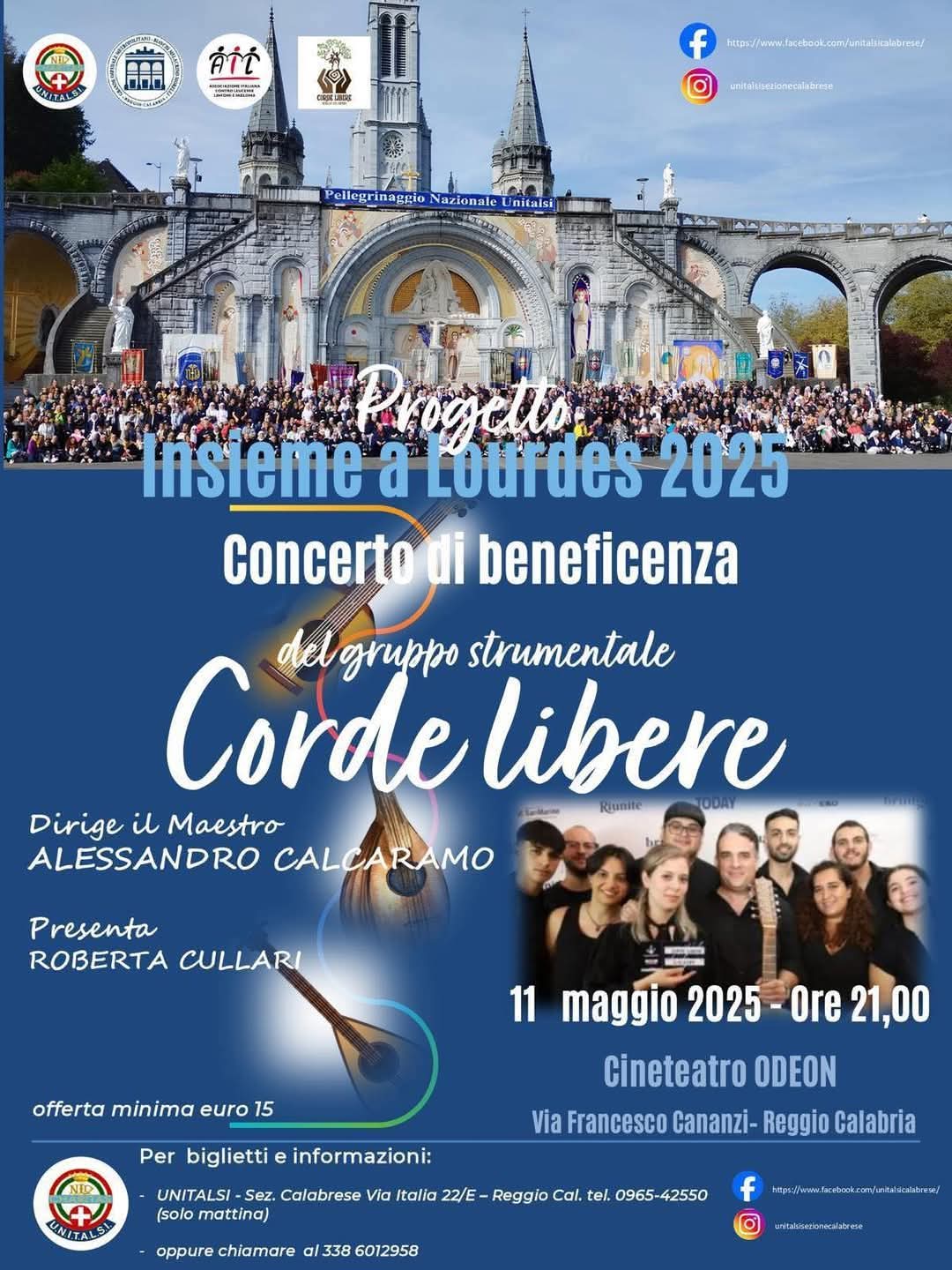 Locandina Insieme a Lourdes 2025