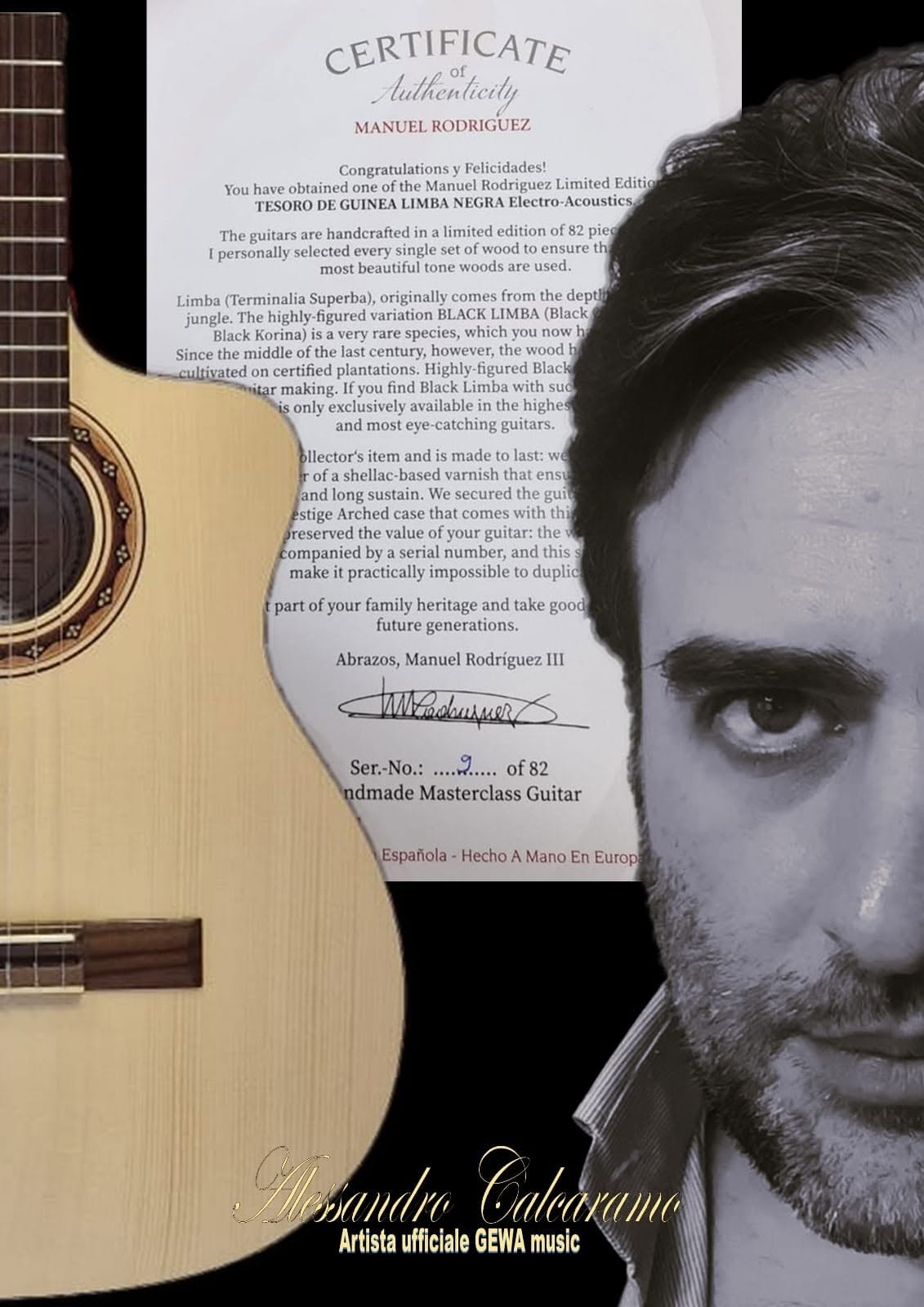 Alessandro Calcaramo, artista ufficiale GEWA Music